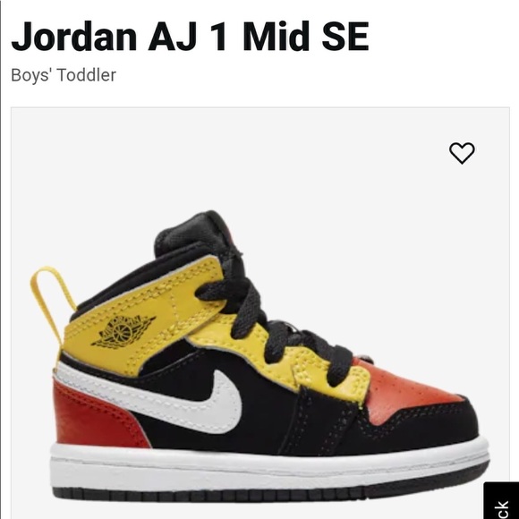jordan aj 1 mid toddler